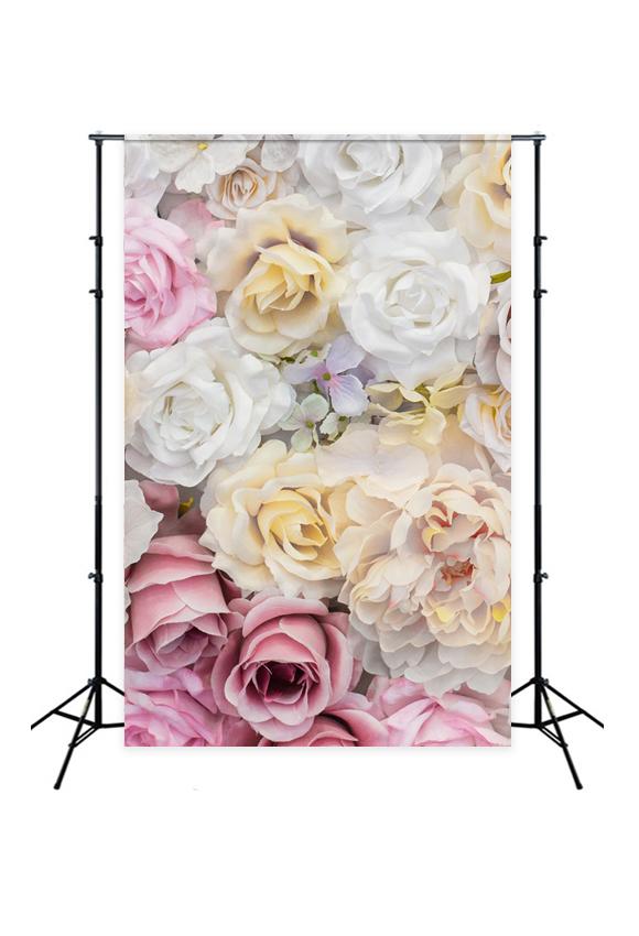 Blumenwandhintergründe für Fotografie J04082