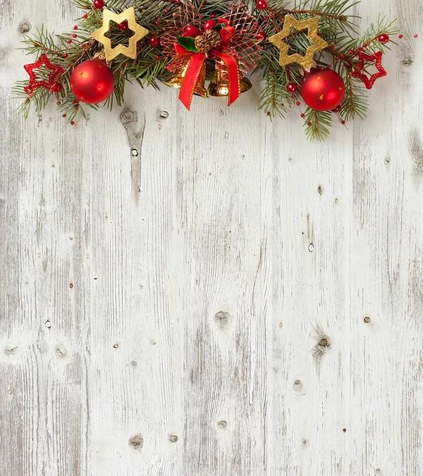 Christmas Decor Wood Photography Background KAT-39