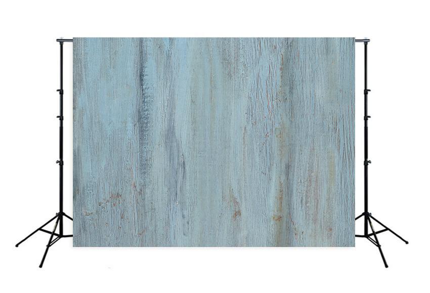 Blue Wooden Texture  Backdrop for Photography M008