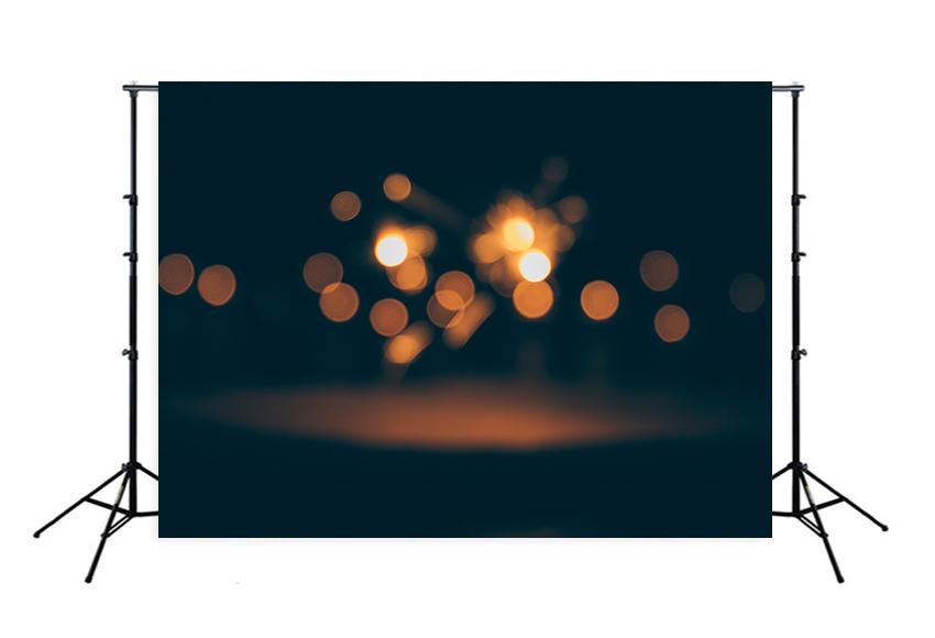 Bokeh Lights Dark Photography Backdrop for Photo Shoot M112