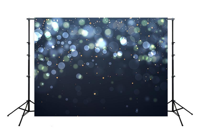 Golden Particles Background in Bokeh Style Photography Backdrop M172