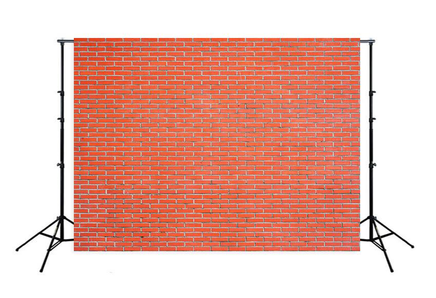 Red Vintage Brick Wall Photography Studio Backdrop M253