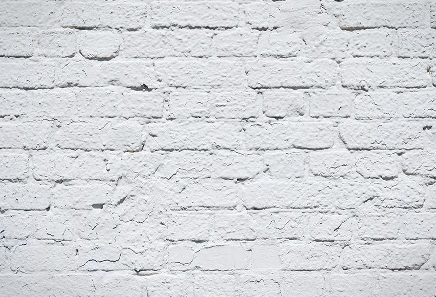 White Paint Brick Wall Backdrop for Photo Booth M269