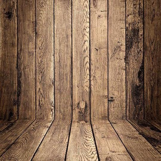 Vintage Brown Wood Wall Photography Backdrop