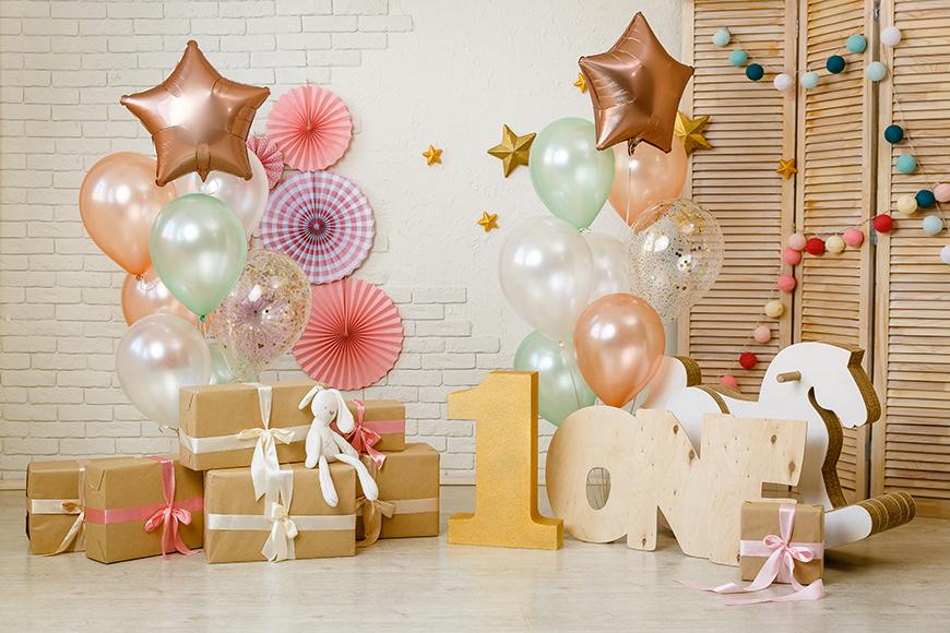 1st Cake Smash Baby Photography Backdrop