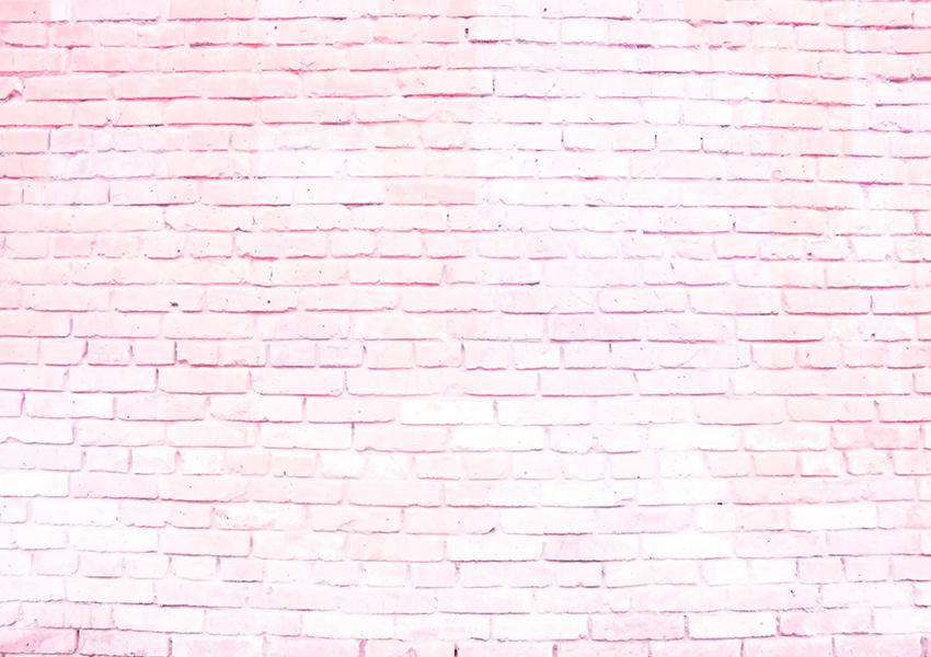 Light Pink Brick Wall Backdrop for Photography Party Decoration