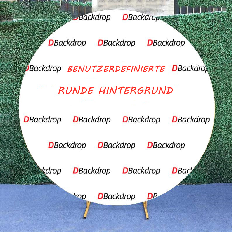 Benutzerdefiniertes rundes sich wiederholendes Logo-Fotografie-Banner