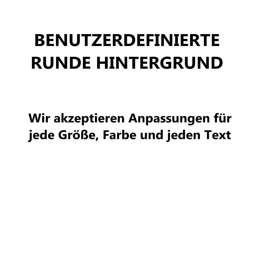 Benutzerdefiniertes rundes sich wiederholendes Logo-Fotografie-Banner