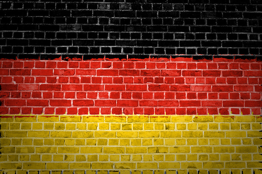 Deutsche Nationalflagge Mauer Hintergrund für Fotografie