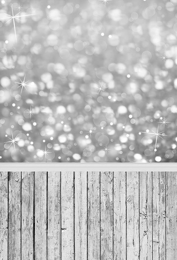 Slivery Glitter Bokeh Photography Backdrop for Studio LV-285